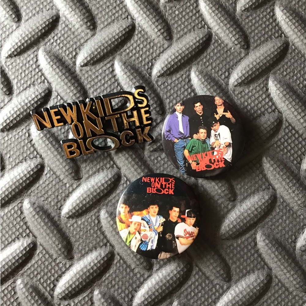 New Kids On The Block Vintage Pins